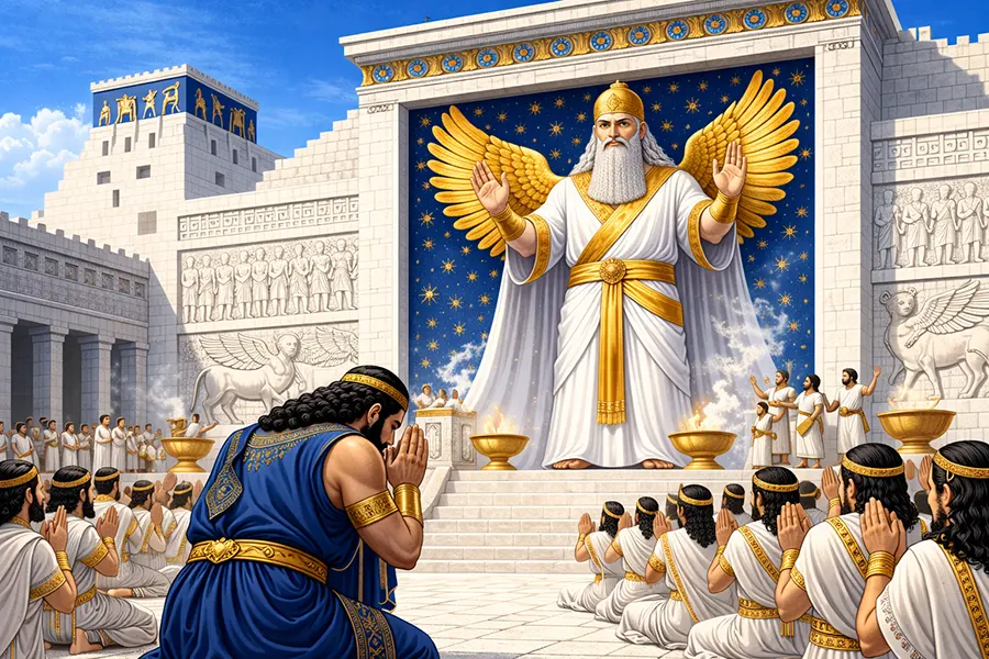 Culto del Dios An en el Templo Blanco de Uruk