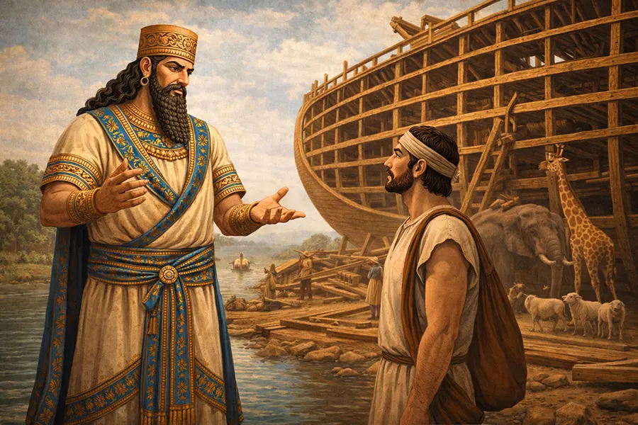 Enki y Utnapishtim (Ziusudra)