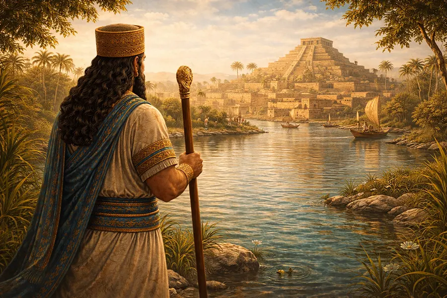 Enki en la Ciudad de Eridú