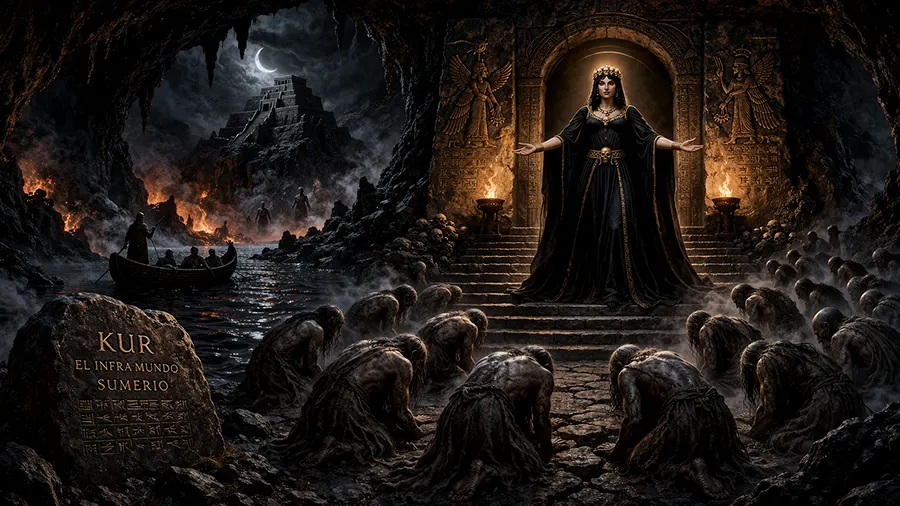 Ereshkigal en e Inframundo Sumerio