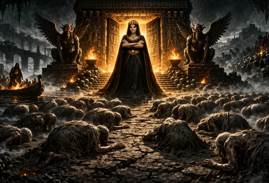 Ereshkigal en el Inframundo Sumerio