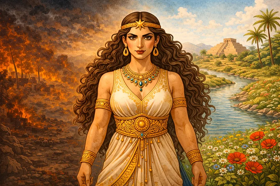Inanna señora del amor y de la guerra