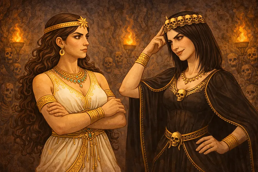 Inanna y Ereshkigal